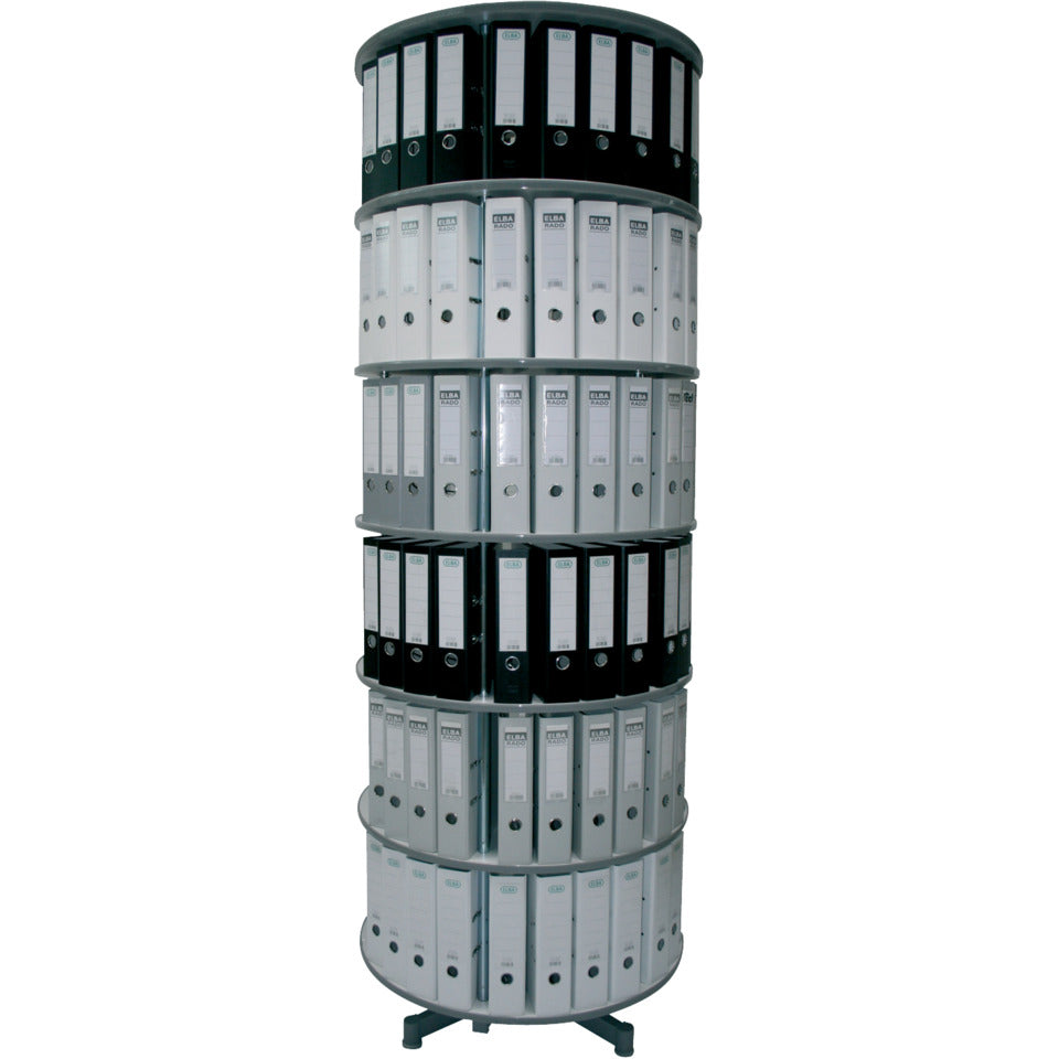 Ordner-Drehsäule, 6 Etagen, Ø810mm, grau REEF R2081B6 R2081B6 D81cm