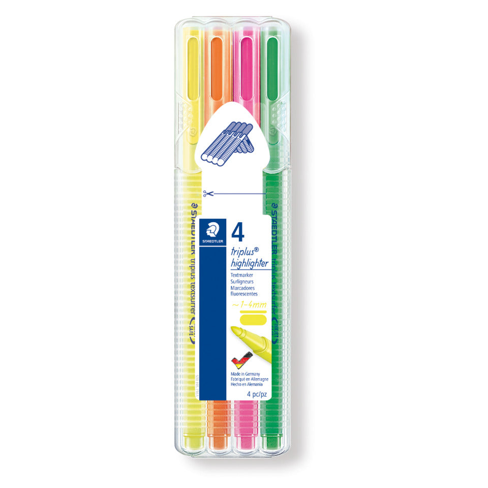 Textmarker triplus® textsurfer®, 4 Farben STAEDTLER 362 SB4 STAEDTLER 362SB4 Textsurfer