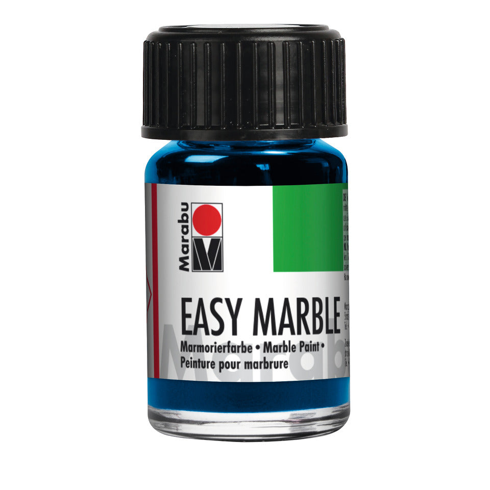 Marmorierfarbe Easy Marble, 15ml, azurblau MARABU 13050 039 095 MARABU 13050 039 095 Easy Marble