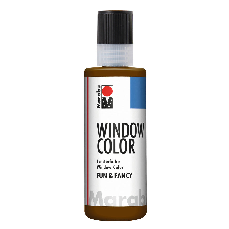 Fensterfarbe Fun&Fancy, 80ml, dunkelbraun MARABU 04060 004 045 MARABU 04060 004 045  80ml