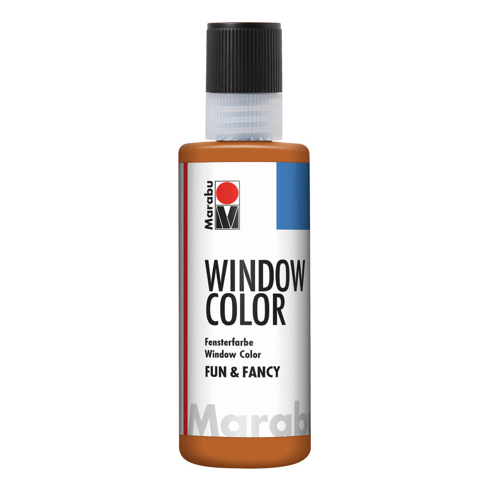 Fensterfarbe Fun&Fancy, 80ml, hellbraun MARABU 04060 004 047 MARABU 04060 004 047  80ml