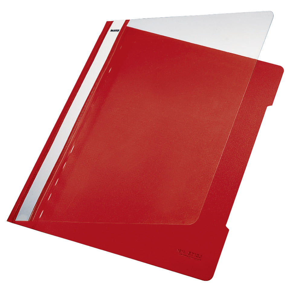 Schnellhefter Plastik, A4, rot LEITZ 4191-00-25 LEITZ 41910025 Plastik