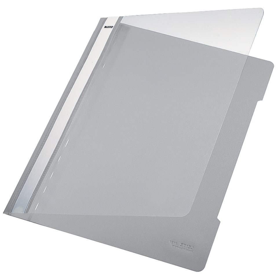 Schnellhefter Plastik, A4, grau LEITZ 4191-00-85 LEITZ 41910085 Plastik