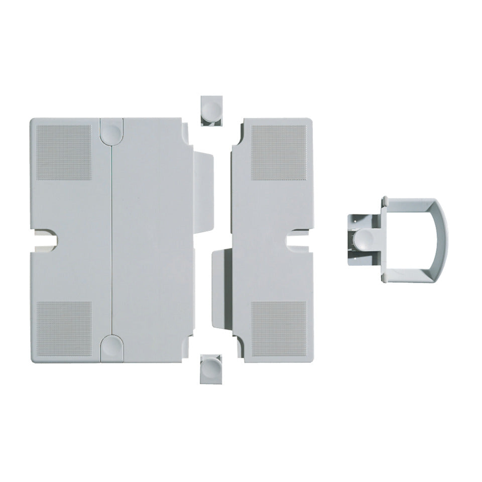 Erweiterungsplatten 2 Stück grau NOVUS 795+0902+000
