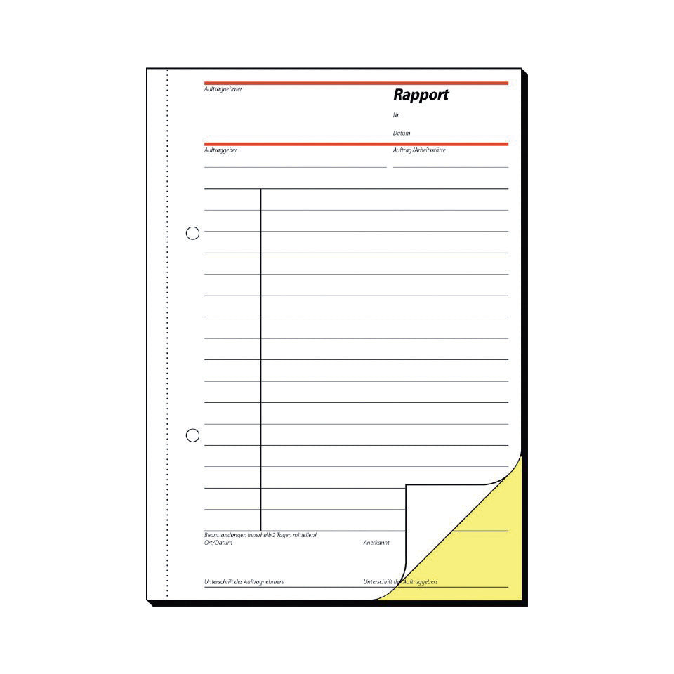 Rapportbuch,A5, 2x40 Blatt SIGEL SD025