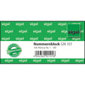Garderobennummernblock 1-100, 100 Blatt, sortiert SIGEL GN101 SIGEL GN101 1-100 100Bl