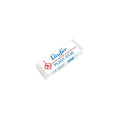 Radierer Plast, Kunststoff, 65x21x12 mm, transparent, mit Banderole LÄUFER 01200