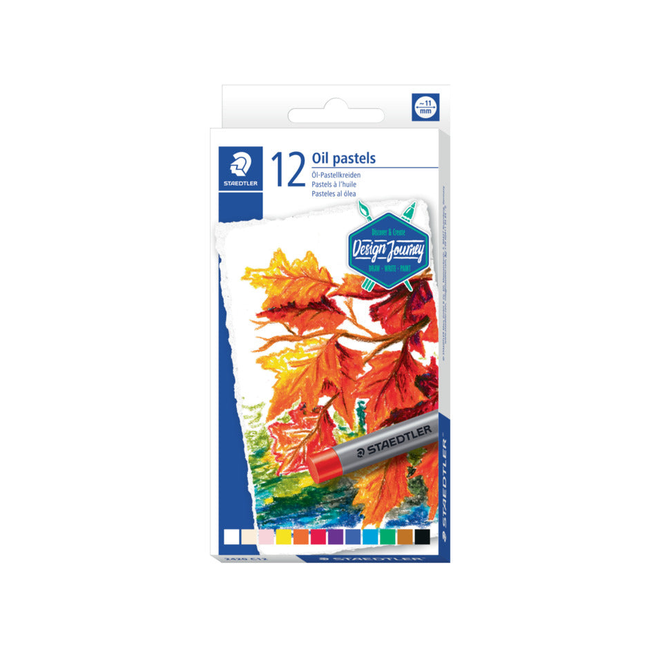 Ölpastellkreide karat®, Kartonetui mit 12 Farben, 11x70 mm, sortiert STAEDTLER 2420 C12 STAEDTLER 2420 C12 Kartonetui