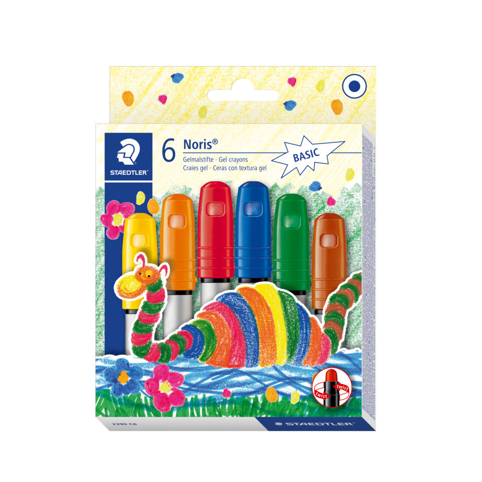 Gelmalstift NorisClub 6 Stück sortiert   Rundspitze STAEDTLER 2390 C6 STAEDTLER 2390 C6 Rundspitze