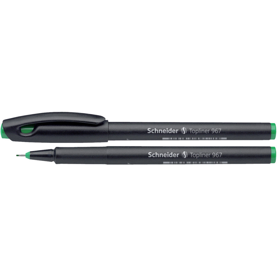Fineliner Topliner 967, 0,4 mm, grün SCHNEIDER SN9674 SCHNEIDER SN9674 0,4mm