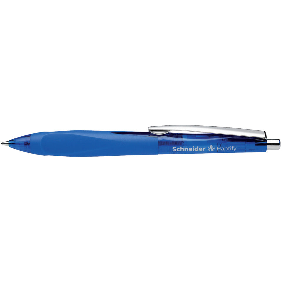 Kugelschreiber Haptify, Druckmechanik, M, blau SCHNEIDER 135303