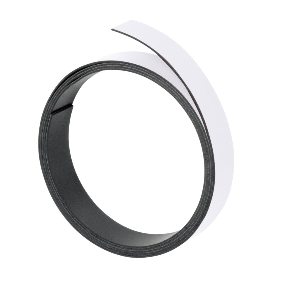 Magnetband, beschriftbar, 1000 mm x 5 mm, weiß FRANKEN M80109 FRANKEN M801 09