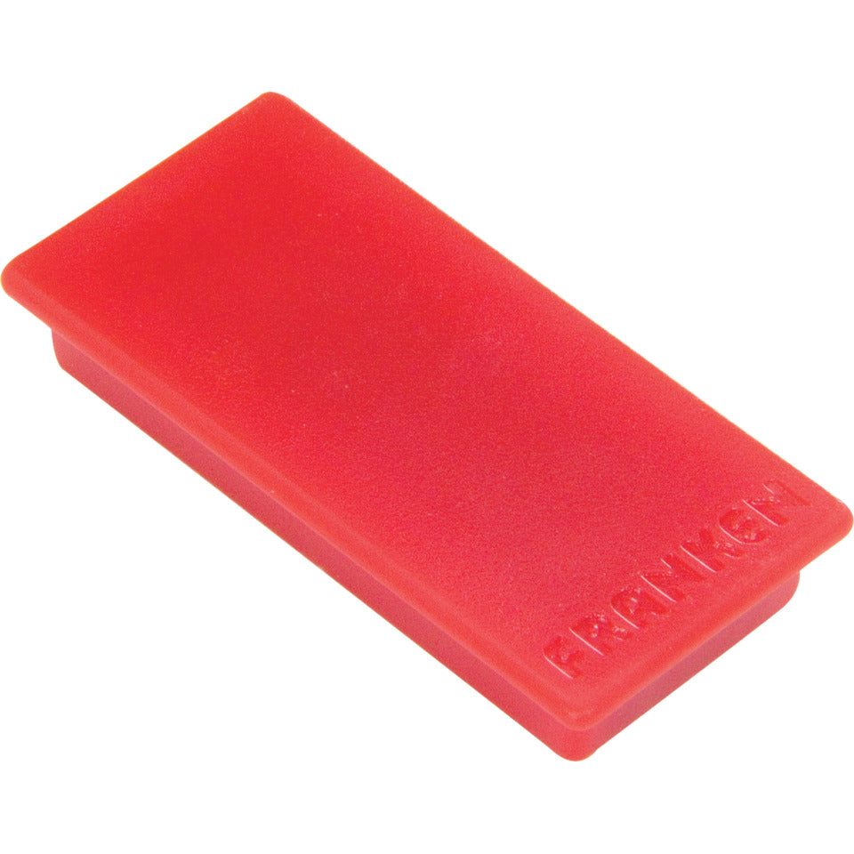 Magnet eckig, 23 x 50 mm, 1000 g, 10 Stück, rot FRANKEN HM235001 FRANKEN HM2350 01 10ST