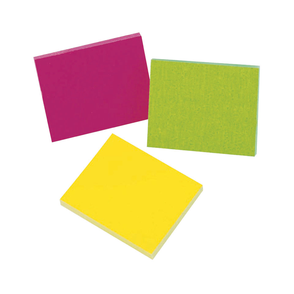 Haftnotizblock Quick Notes, 150 Blatt, 3 Stück, 38x51mm, neon sortiert Q-CONNECT KF01224 Q-CONNECT KF01224 150Bl 3ST