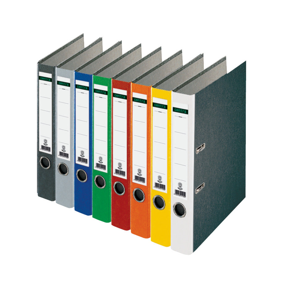 Ordner Standard, mit Farbrücken, mit Schlitzen, A4, 52 mm, sortiert CENTRA 221125