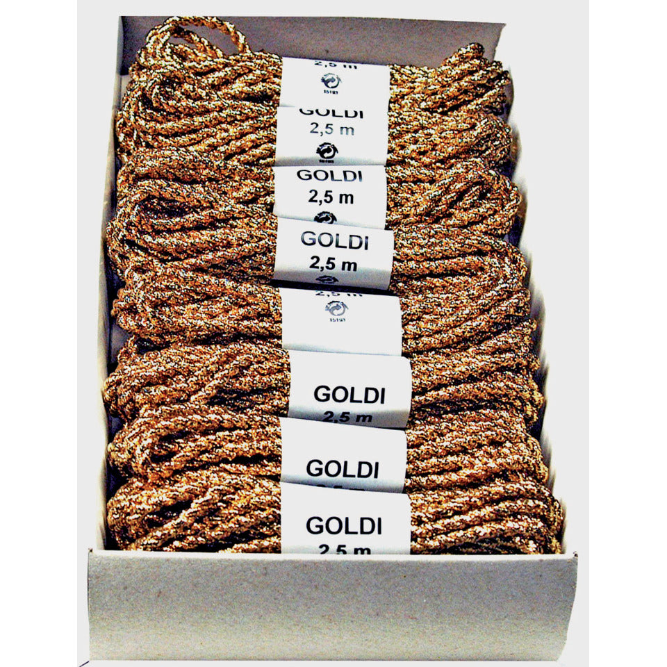 Weihnachtskordel, 3mmx25m, gold GOLDINA 474703151225