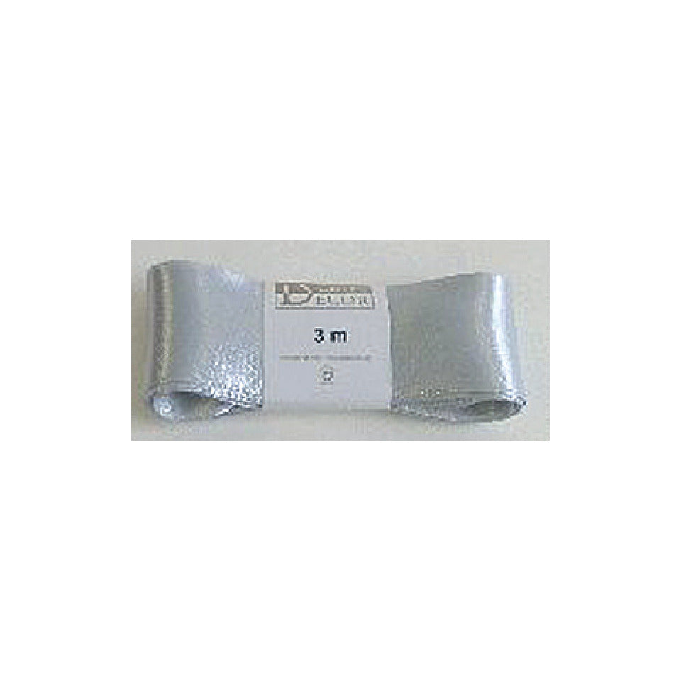 Doppelsatinband, 40mmx3m, silber GOLDINA 1172040051003