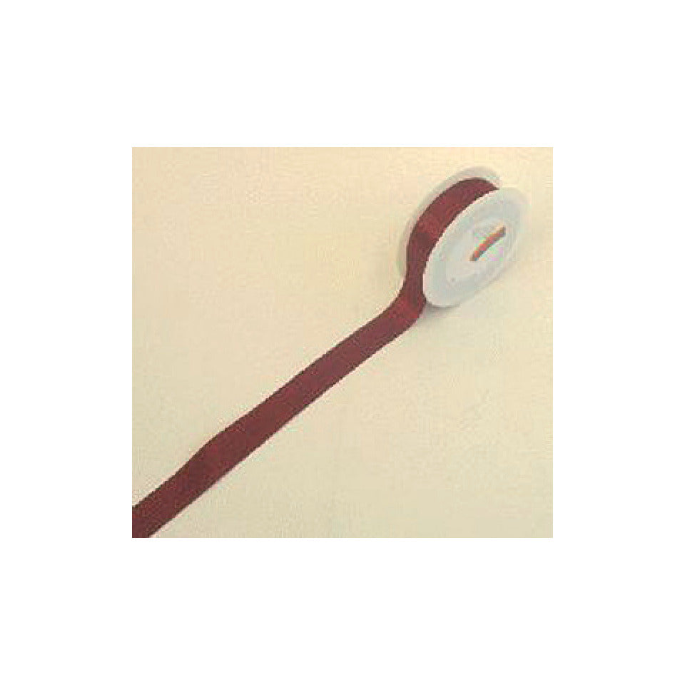 Doppelsatinband, 25mmx25m, weinrot GOLDINA 8172025260025
