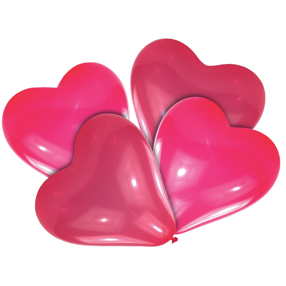 Luftballon Herz, Ø30cm, 4 Stück  6439 6439  4ST