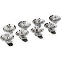 Christbaumkerzenhalter, 10 Stück, silber  10002 10002 D15 mm 10ST m.Klipp