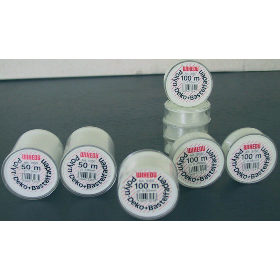 Perlonfaden, 1mmx50m, 36kg WIHEDÜ 530006 HECKMANN 530.006 36kg