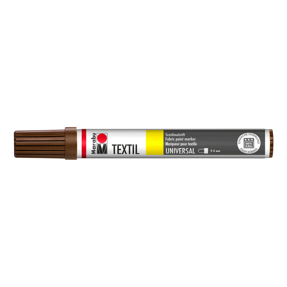Stoffmalstift, 2-4mm, mittelbraun MARABU 01170 003 046 MARABU 0117 03 046  2-4mm