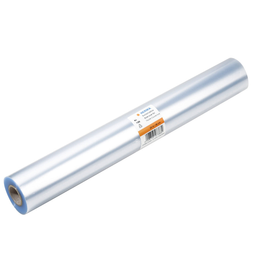 Buchschutzfolie, 25 m x 40 cm, farblos HERMA 7388 HERMA 7388 Plastik Buchschutzfolie