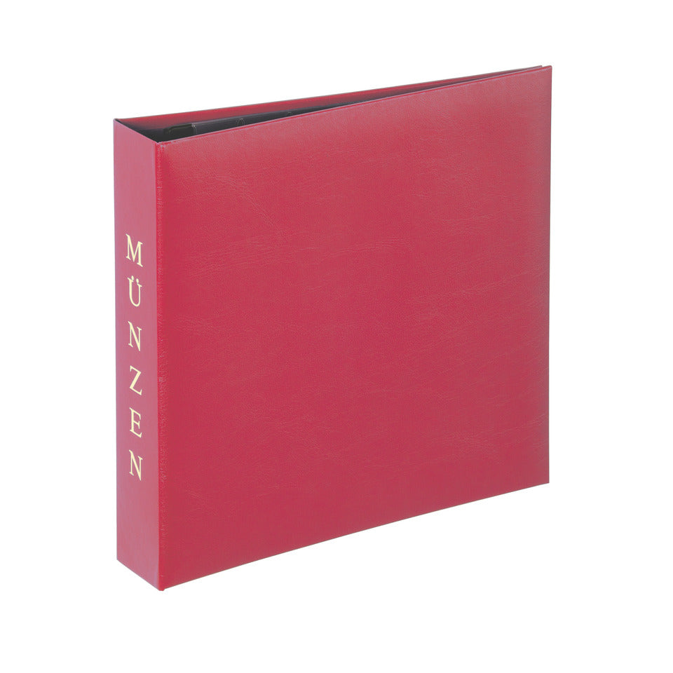 Münzalbum, 24 x 25cm, Kunstleder, weinrot PAGNA 30220-31 PAGNA 3022031 24x25cm