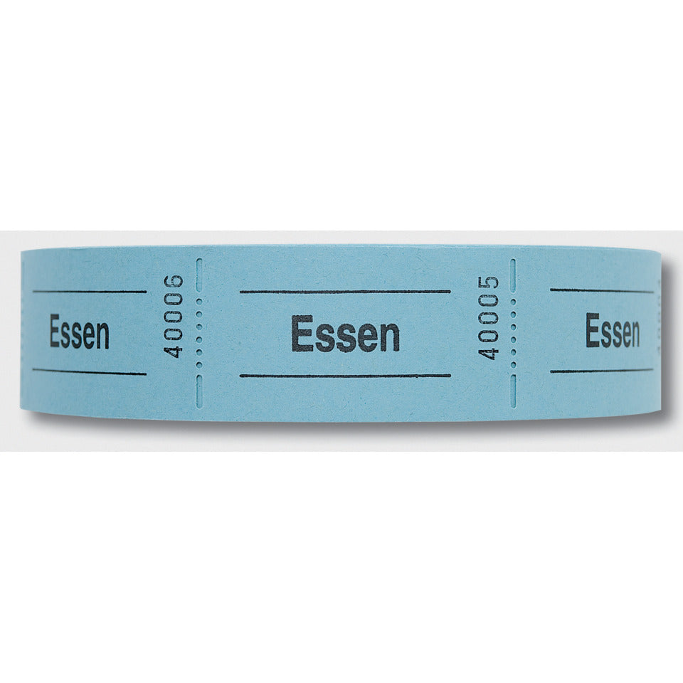 Gutscheinrolle Essen, 1000 Abrisse, weiß WOLF & APPENZELLER 601101 601101  1000Abrisse