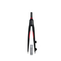 Schnellverstellzirkel COMPACT mit Minendose, matte Titanlackierung anthrazit, bis Ø 320 mm ROTRING S0676530 ROTRING S0676530 130mm
