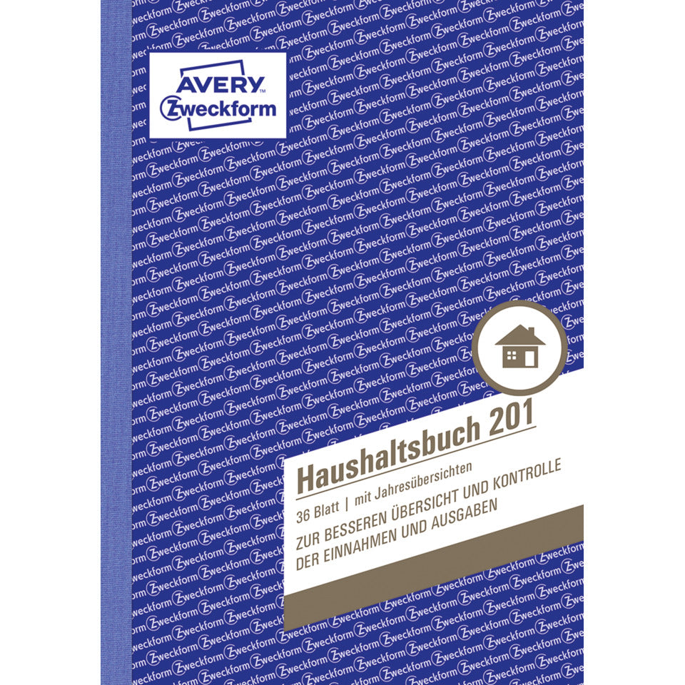 Haushaltsbuch, A5, 36 Blatt AVERY ZWECKFORM 201
