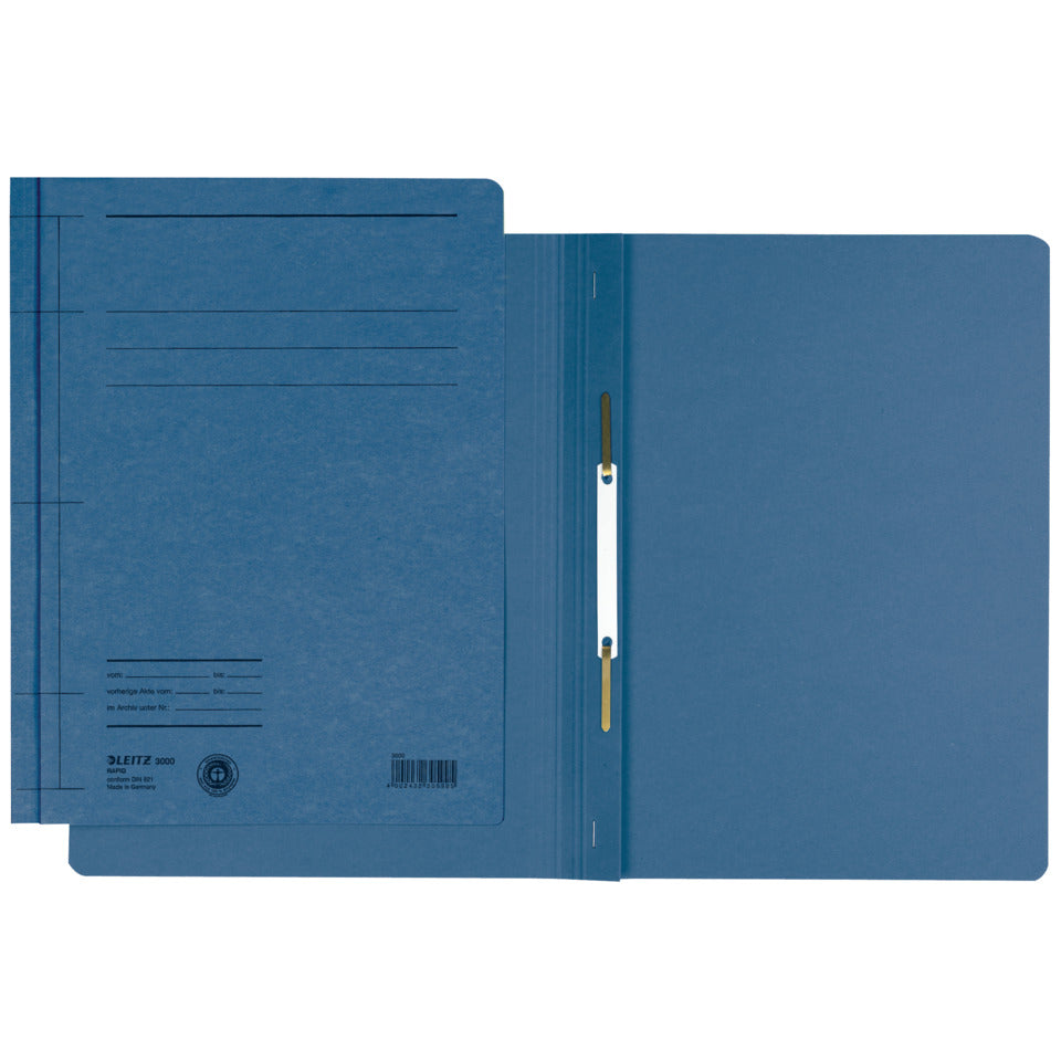 Schnellhefter Rapid, A4, Manilakarton, blau LEITZ 3000-00-35 LEITZ 30000035 Karton 250g
