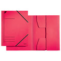 Eckspannermappe, A4, Füllhöhe 350 Blatt, Pendarec-Karton, rot LEITZ 3981-00-25 LEITZ 39810025  Karton 320g