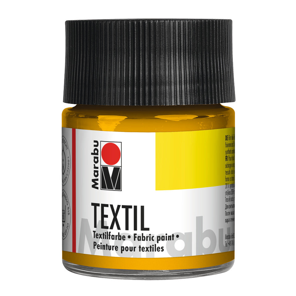 Textilfarbe, 50ml, mittelgelb MARABU 17160 005 021 MARABU 1716 05 021  50ml