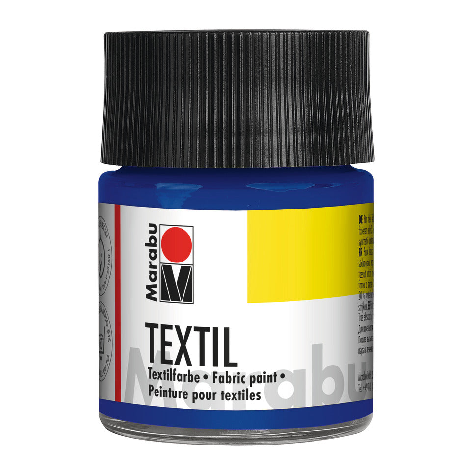 Textilfarbe, 50ml, mittelblau MARABU 17160 005 052 MARABU 1716 05 052  50ml