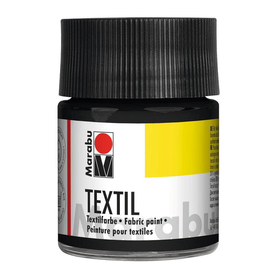 Textilfarbe, 50ml, schwarz MARABU 17160 005 073 MARABU 1716 05 073 50ml