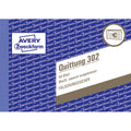 Quittung MwSt. separat ausgewiesen, A6 quer, 50 Blatt AVERY ZWECKFORM 302 ZWECKFORM 302 A6q/50Bl