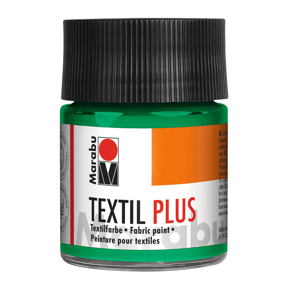 Textilfarbe Plus, 50ml, französich grün MARABU 17150 005 015 MARABU 1715 05 015  50ml