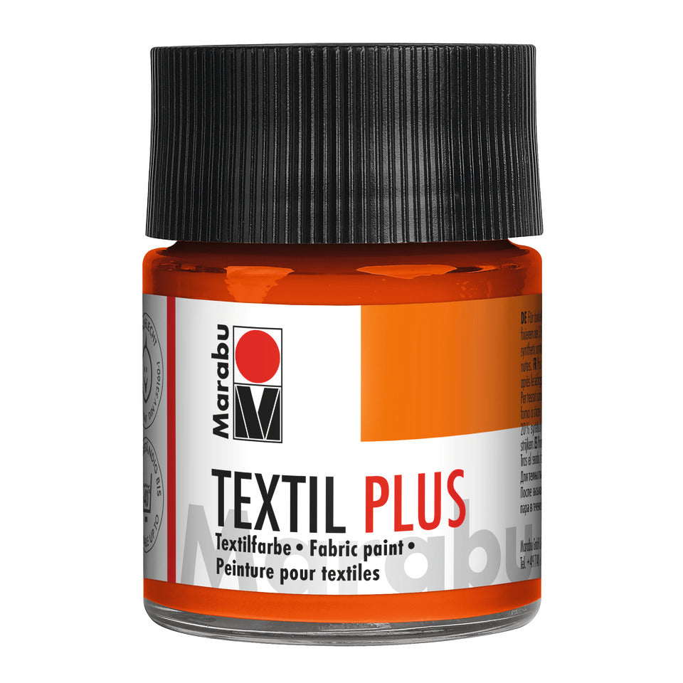 Textilfarbe Plus, 50ml, rotorange MARABU 17150 005 023 MARABU 1715 05 023  50ml