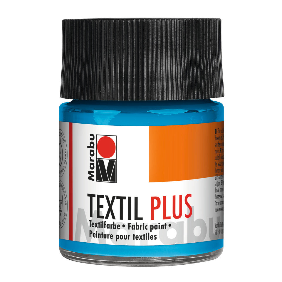 Textilfarbe Plus, 50ml, hellblau MARABU 17150 005 090 MARABU 1715 05 090  50ml