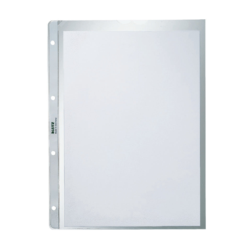 Prospekthülle, A4, PP, genarbt, dokumentenecht, farblos LEITZ 4781-00-03 LEITZ 47810003  l.offen