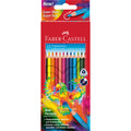 Farbstift Dreikant, 3mm, 12 Stück FABER CASTELL 116512
