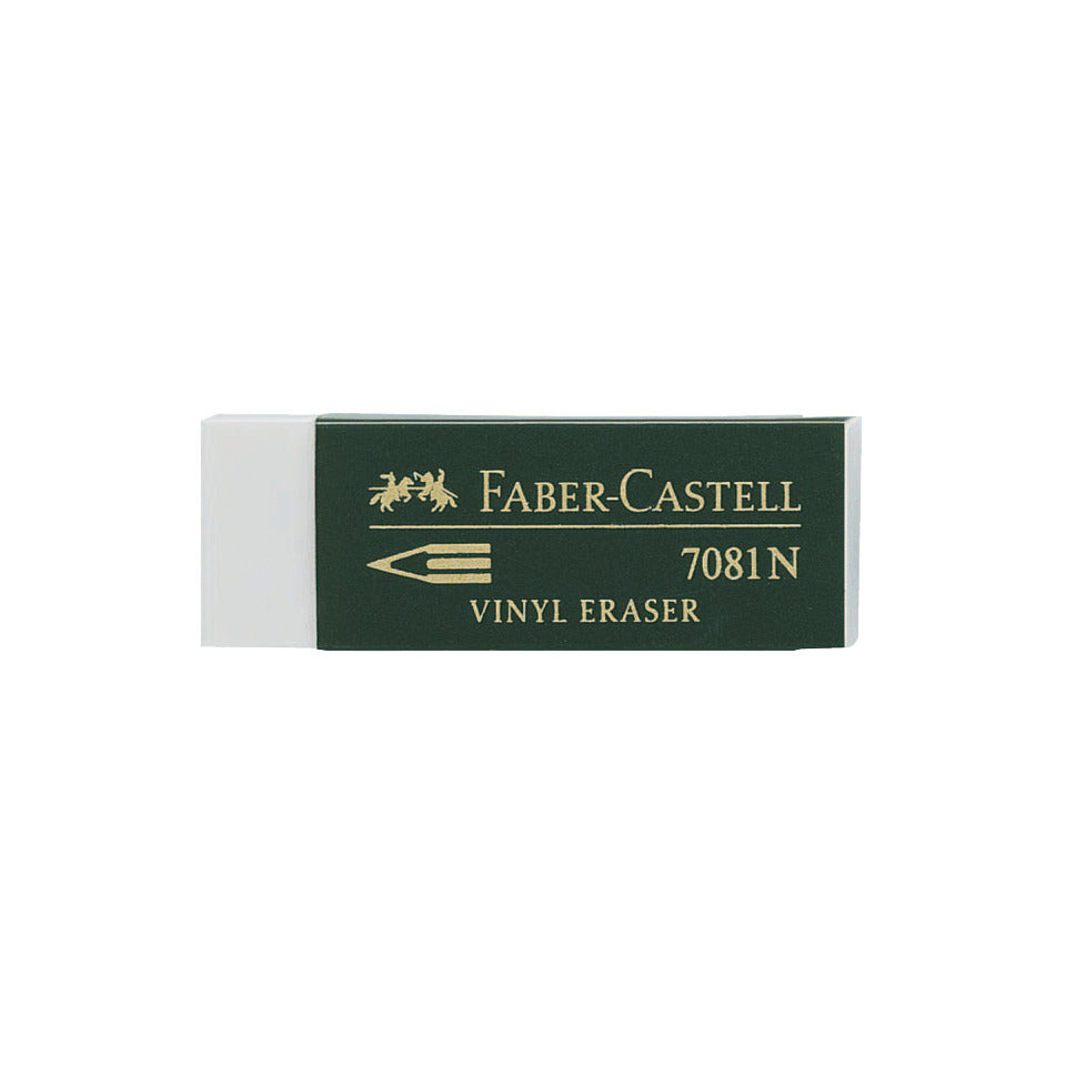 Radierer Vinyl Eraser 7081N, weiß FABER CASTELL 188121