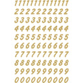 Zahlenetiketten 1-9, wetterfest, gold HERMA 4151