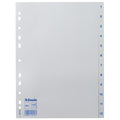 Plastikregister Economy 1-12, A4, PP, 12 Blatt, weiss ESSELTE 100153 ESSELTE 100153 Plastik 12tlg.