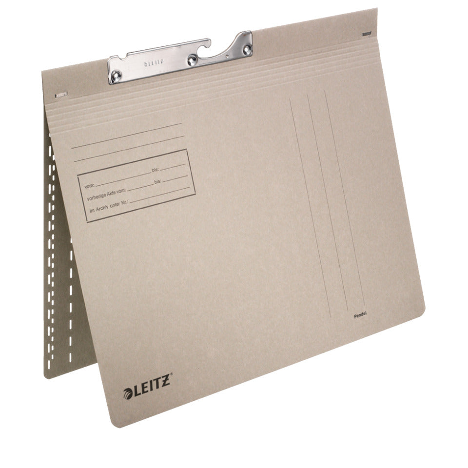 Pendelhefter Combi, kfm. Heftung, A4, 250g/m², grau LEITZ 2014-00-85