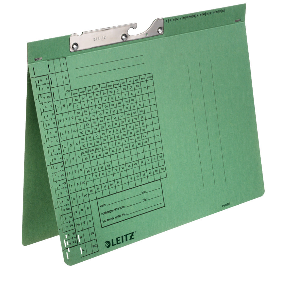 Pendelhefter Combi, Amtsheftung, A4, 250g/m², grün LEITZ 2094-00-55