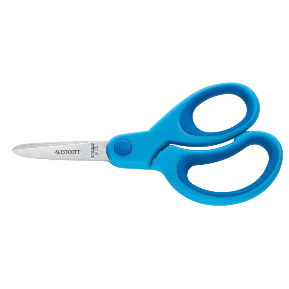 Bastelschere Softgrip spitz, 13cm, blau WESTCOTT E-21583 00 WESTCOTT E-2158300 Softgrip