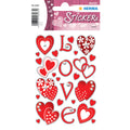 Sticker Love, Jewel, 12 Stück HERMA 6287 HERMA 6287 Jewel Magicsticker