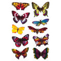 Sticker Schmetterlinge, beglimmert, 10 Stück HERMA 3349 HERMA 3349 Decorsticker